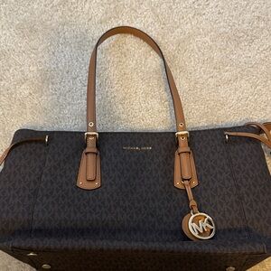 Michael Kors Dark Brown Signature Tote